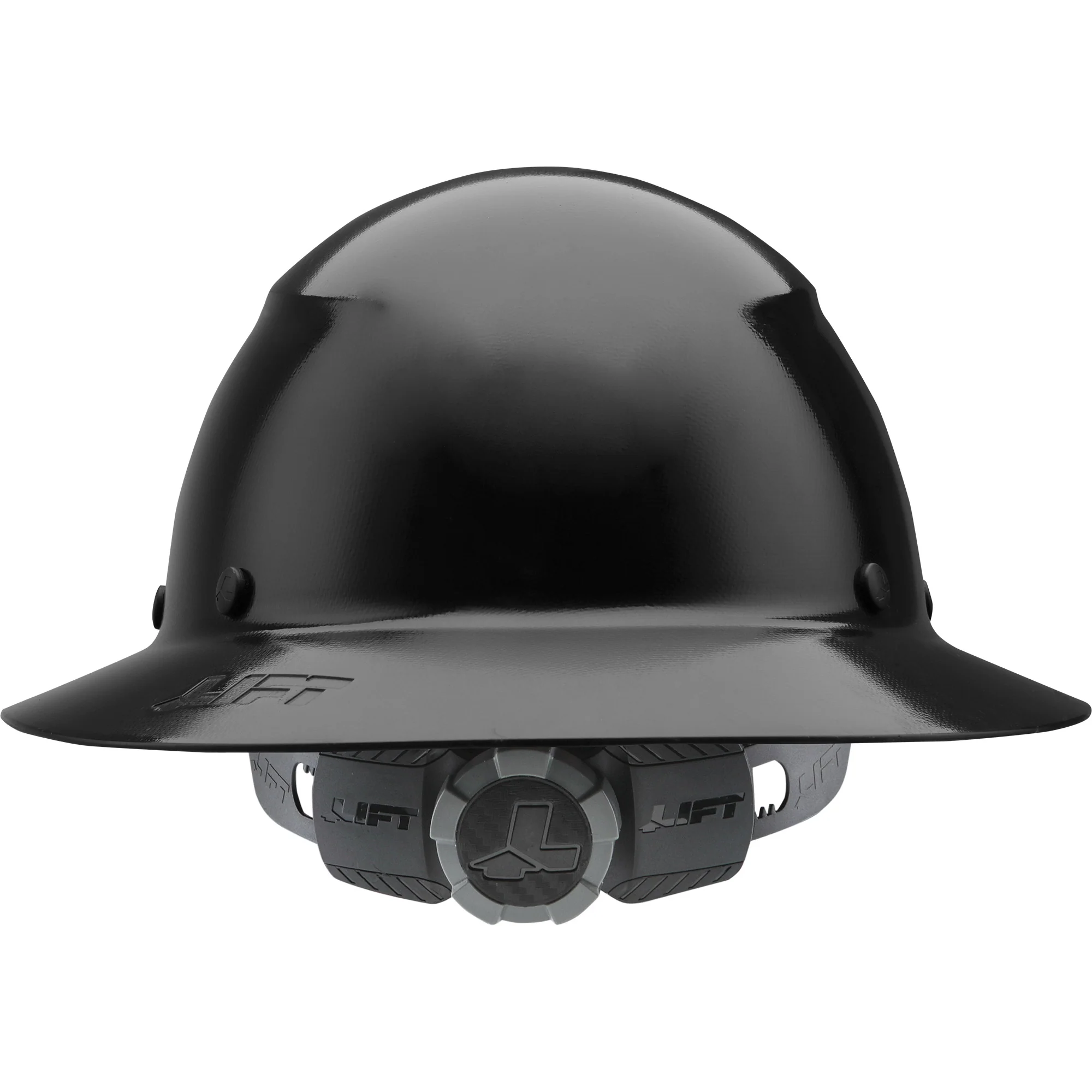 CSA Certified DAX Full Brim Hard Hat - Black - Image 4