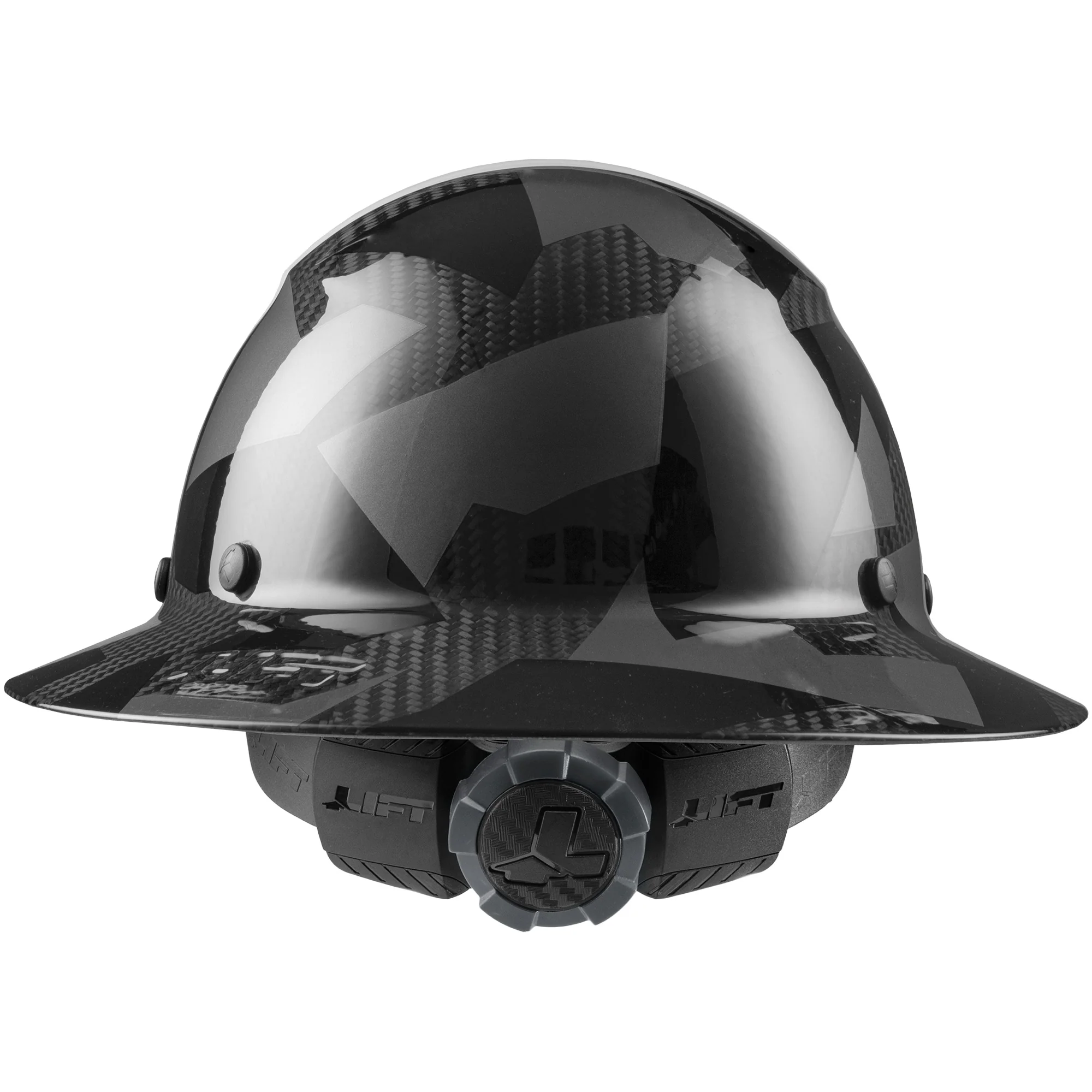 DAX Carbon Fiber Camo Full Brim Hardhat - Image 5