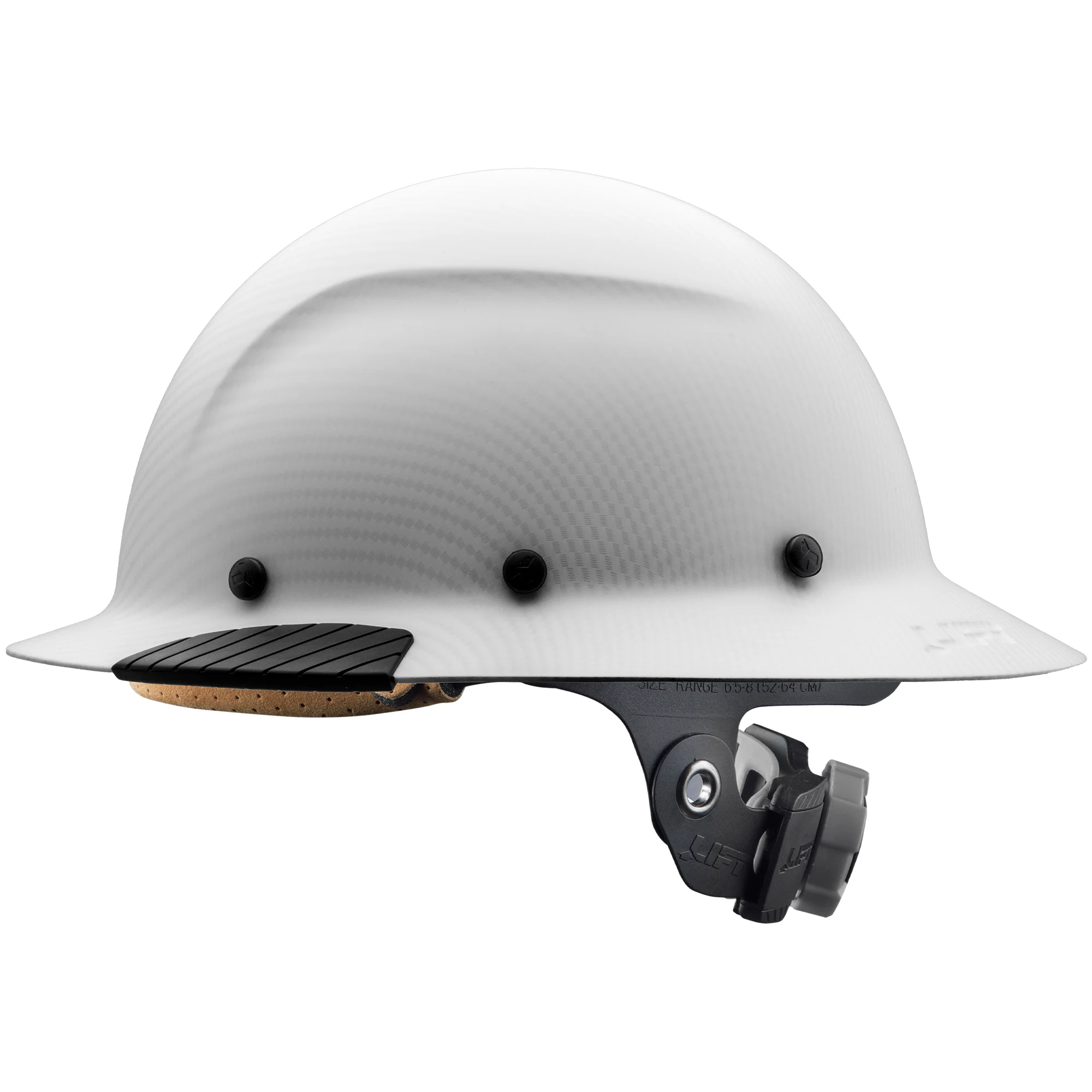 DAX White Carbon Full Brim Hard Hat - Image 4