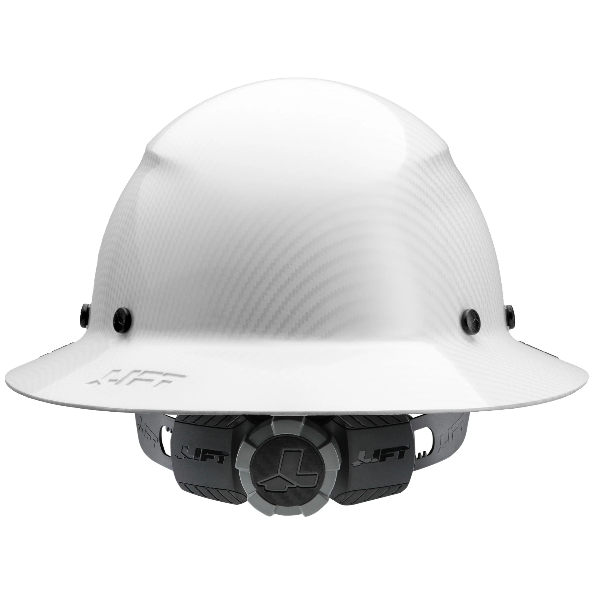DAX White Carbon Full Brim Hard Hat - Image 5